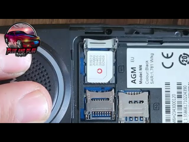 How to install the sim card in AGM M6 and M7 Rugged minimalist tradie phone