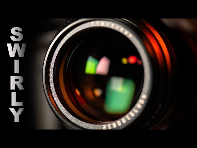 The Coolest 75mm Lens I ever used! TTArtisan Swirly Lens Review...