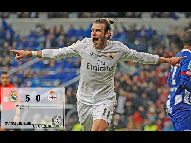 Real Madrid 5-0 Deportivo (La Liga 2015/16, matchday 19)