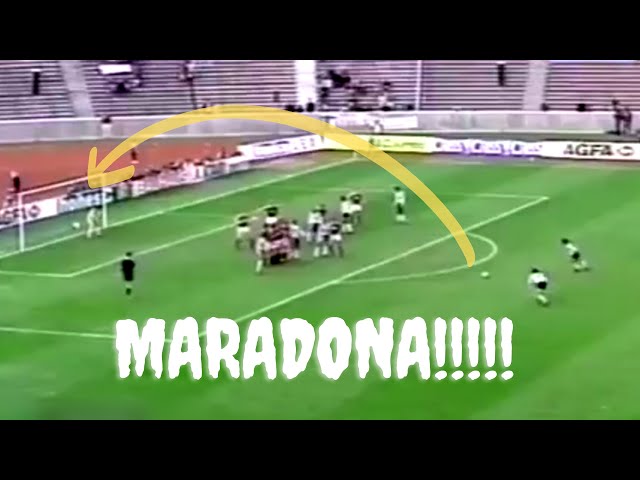 Legendary Maradona's  Top 15 Amazing Free Kicks that shocked the world. #football  #maradona  #goal