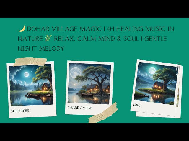 🌙 Dohar Village Magic | 4H Healing Music in Nature 🌿 Relax, Calm Mind & Soul | Gentle Night Melody