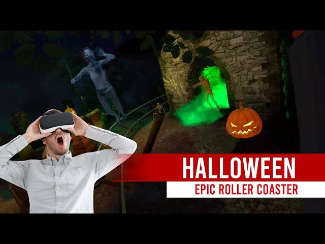 Epic Roller Coaster | Halloween [ VR Gameplay ]