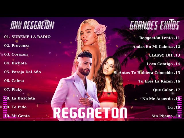 REGGAETON MIX | Anuel AA, Nicky Jam, Rauw Alejandro, Plan B, Yandel, Myke Towers, Rosalía, Becky