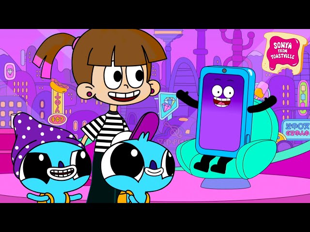 Sonya from Toastville - The Living Smartphone | Episode 8 | Cartoon For Kids Super Toons TV