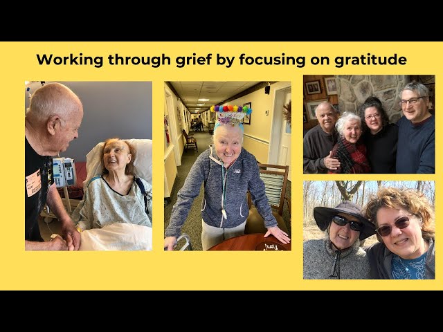 Working through grief by focusing on gratitude - Grief Remains, but Gratitude Conquers with Love.