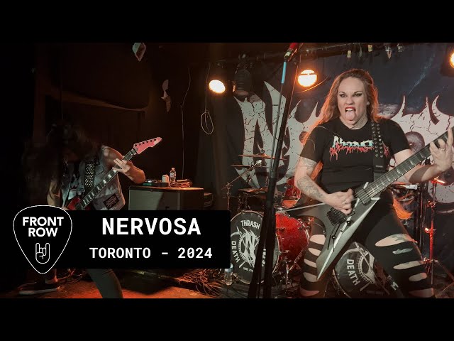 NERVOSA - Toronto, Canada - 2024 - Masked Betrayer - The Great American Jailbreak Tour - 4K