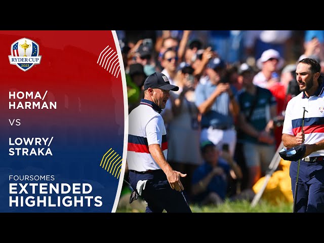 Homa/Harman vs Lowry/Straka Extended Highlights | 2023 Ryder Cup