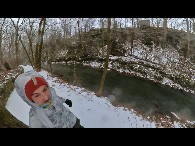 Lost River Cave Run in the snow