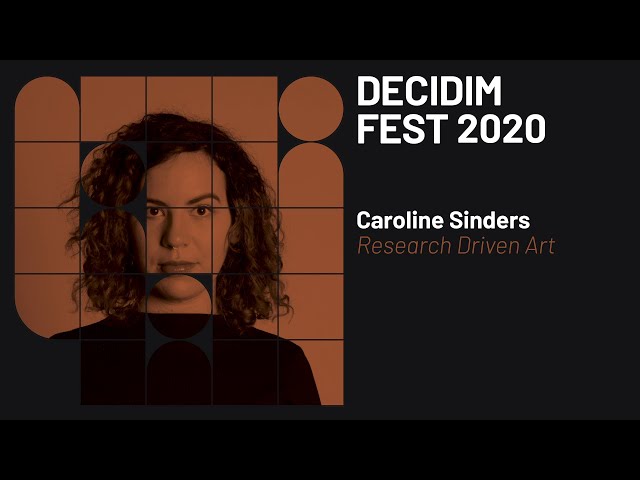 #DecidimFest20: Caroline Sinders