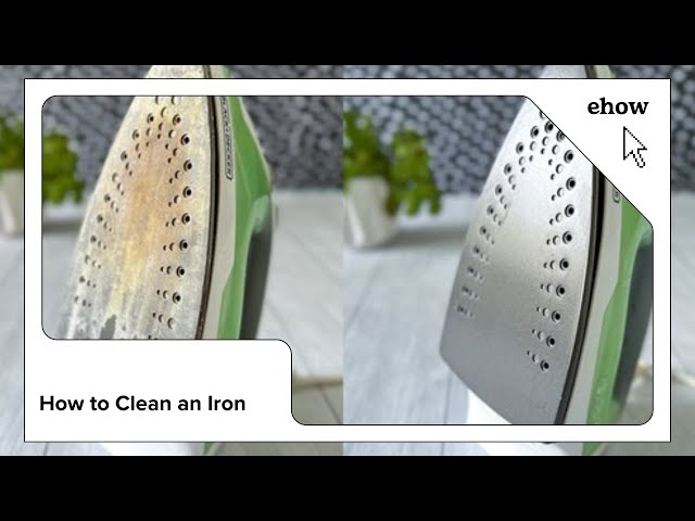 How to Clean an Iron