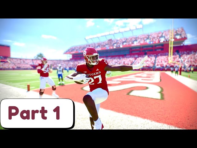 Rebuilding Rutgers To A National Championship (Part 1) - College Football 25 Dynasty Mode