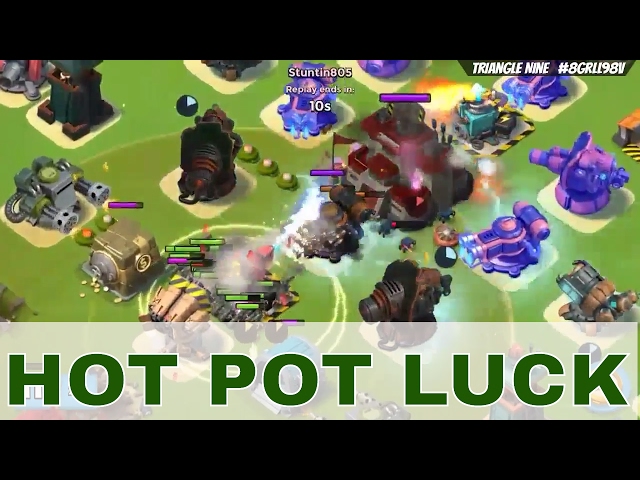 Boom Beach - The Luckiest PvP Attack EVER