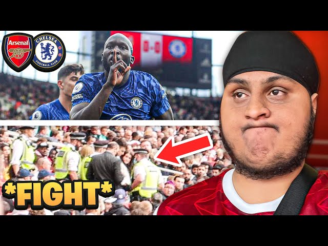 FANS KICK OFF As Lukaku Embarrasses Arsenal! | Arsenal 0-2 Chelsea Matchday Vlog!