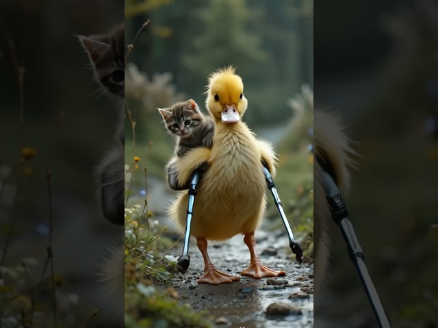 Duck's Quest (4) #CuteAnimals #hybrid #duck #ai #short #viral