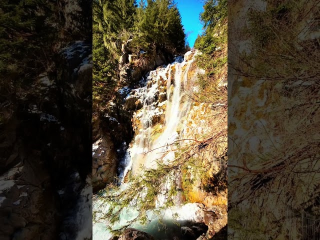 A little magical place. #nature #whitenoise #peace #waterfall #snow