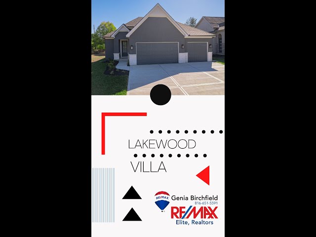 Downsizing? This Lakewood Villa May Be Perfect For You. Genia Birchfield REMAX Elite  Lake Living.