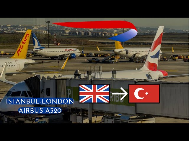 SCENIC APPROACH! British Airways Airbus A320-200 | SAW-LHR | Euro Traveller