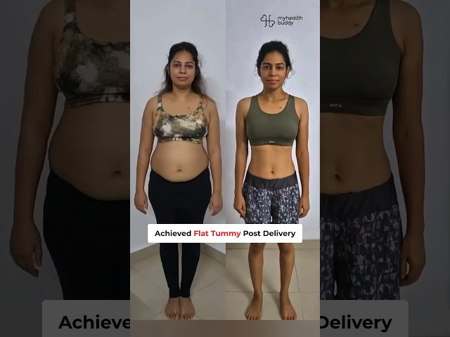 18 kgs Belly Fat loss + Full Body Transformation at HOME 🔥