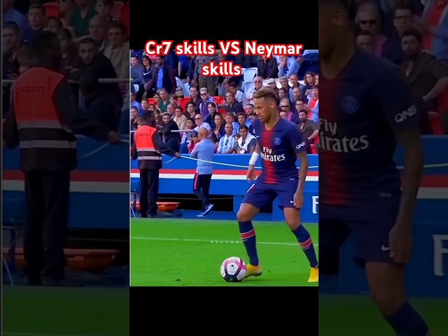 Cr7 skills VS Neymar skills ⚽😍 #shorts