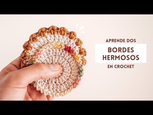 BORDES CLÁSICOS EN CROCHET | paso a paso