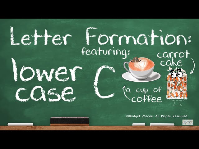 [How To Write the Alphabet] Letter Formation Lower Case c