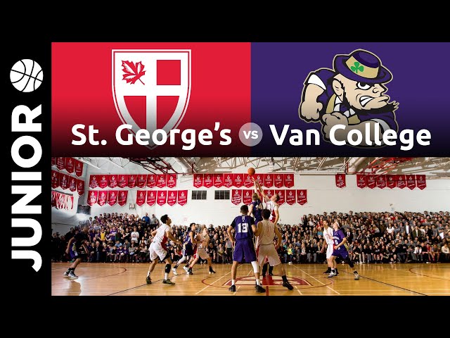 2025 BC High School Basketball 🏀 Junior Boys: Vancouver College @ St. George's [Feb 8, 2025]