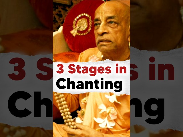 What are the three stages of chanting Hare Krishna || Srila Prabhupada #iskcon