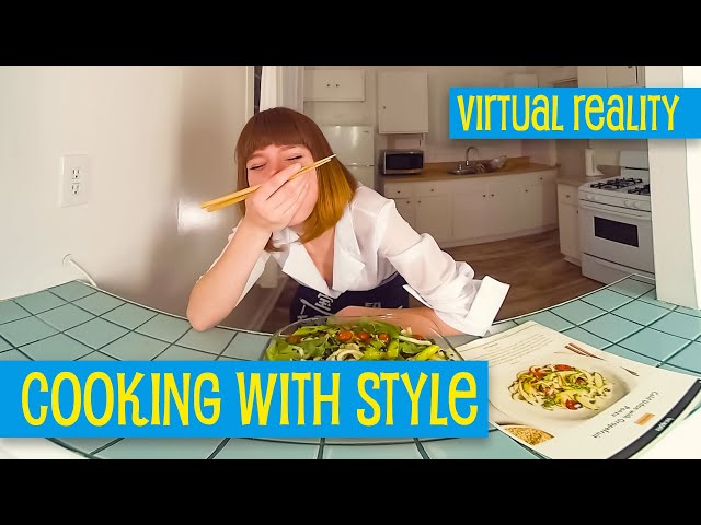 Making Cold Udon with Grapefruit Ponzu, Ft. VR Fan Service! • Cooking with Style