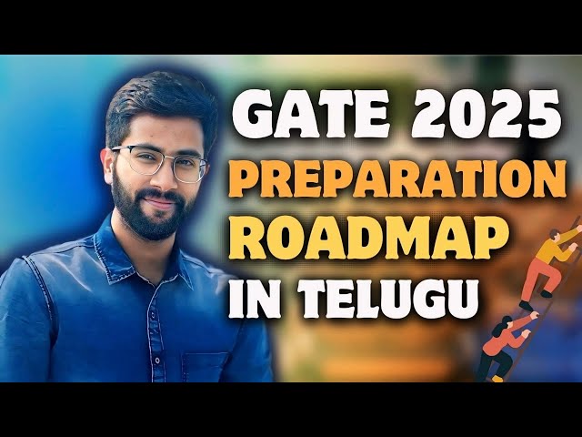 GATE 2025 Preparation Roadmap in Telugu | Vamsi Bhavani