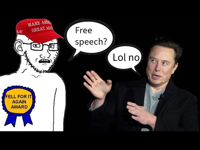 Elon Doesn't Actually Support Free Speech. MAGA Shocked!