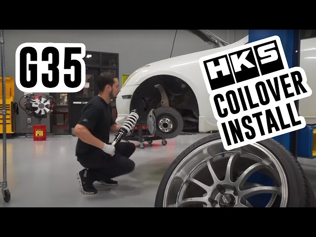 Supercharged G35 Gets A New Set Of HKS Coilovers!