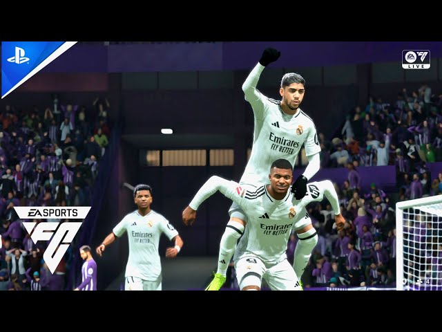 Mbappé in Action! Real Madrid vs Real Sociedad – La Liga | EA FC 25 PS5