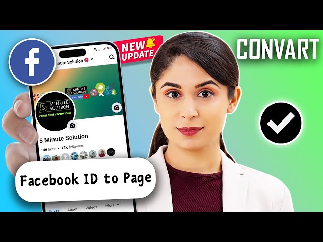 How to convert your Facebook profile into page 2024 | Facebook id to page