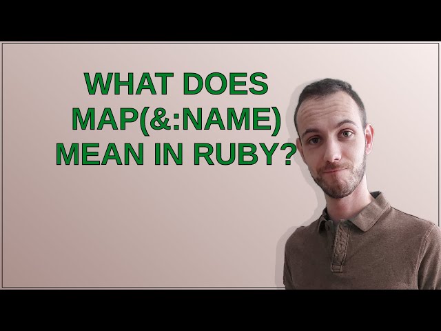 What does map(&:name) mean in Ruby?