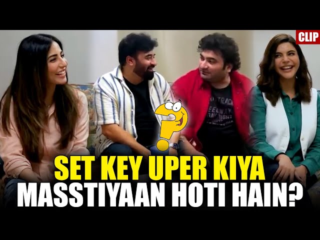 Set Key Uper Kiya Masstiyaan Hoti hain? | Ushna Shah | Nadan Maizban | Clips