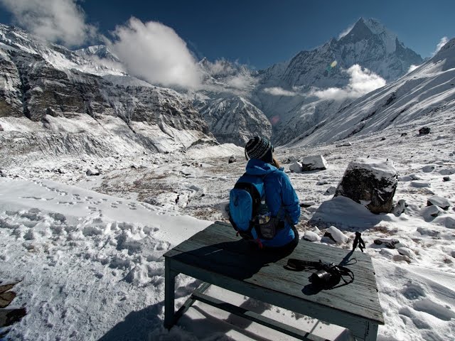 Nepal Himalaya - Trekking to Anapurna Base Camp ABC - 4K HDR (UHD)