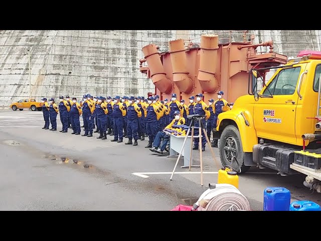 ACTIVADA LA BRIGADA DE CONTROL DE EMERGENCIAS, EN EL COMPLEJO HIDROELÉCTRICO SIMÓN BOLÍVAR EN GURI