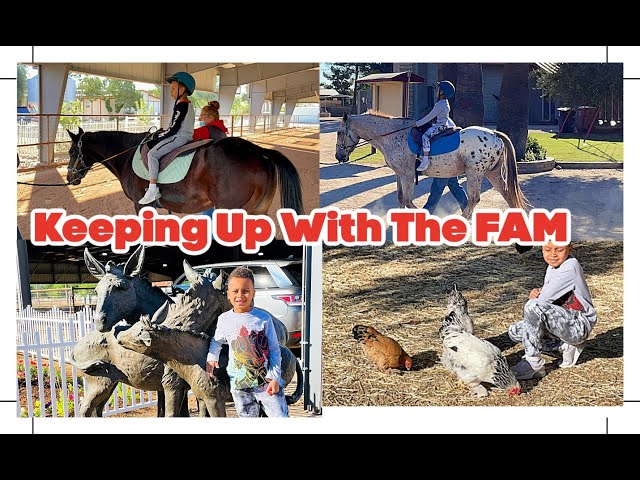 HOW TO RIDE A HORSE & CATCH CHICKENS | FARMING LIFESTYLE~Keeping Up With The Fam