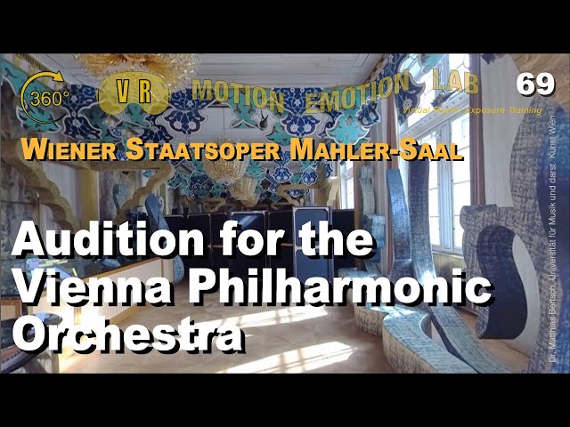 Your orchestra audition for the Vienna Philharmonic (8K 360 3D VR Video) | VRET (69) EN