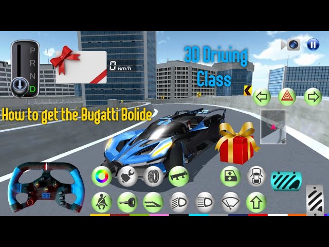 3D Driving Class | How to get the Bugatti Bolide - New Car! | 4K 60FPS