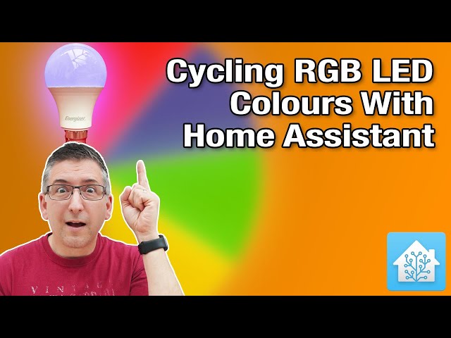 Cycling RGB LED Colours with Home Assistant