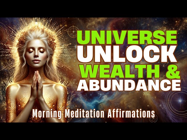 Unlock Wealth & Abundance Instantly! 🌟 Guided Morning Meditation & Positive Affirmations 🔥