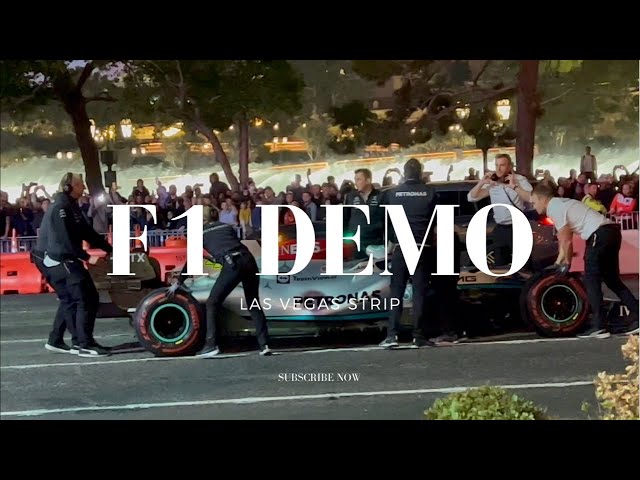 Watch the FULL Formula 1 Launch party on the Las Vegas Strip!