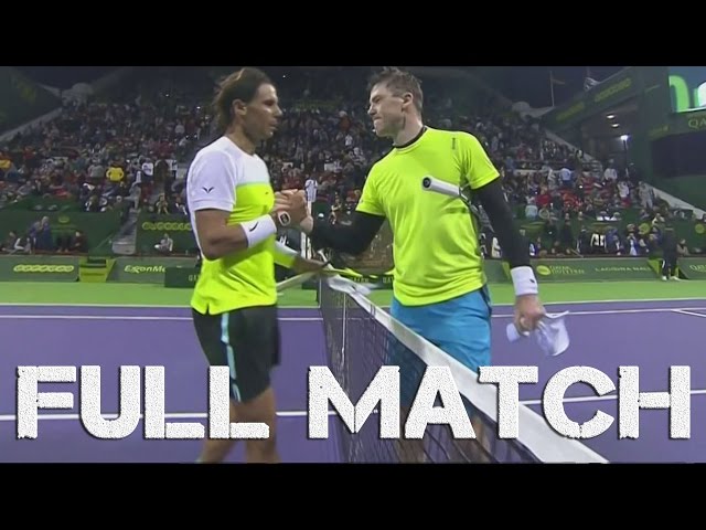 Doha Open 2016 : Rafael Nadal vs Illya Marchenko (1/2 Finale), FULL MATCH HD