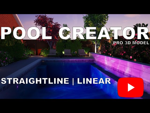 The Andrade Pool - Pool Creator Pro 3D Model