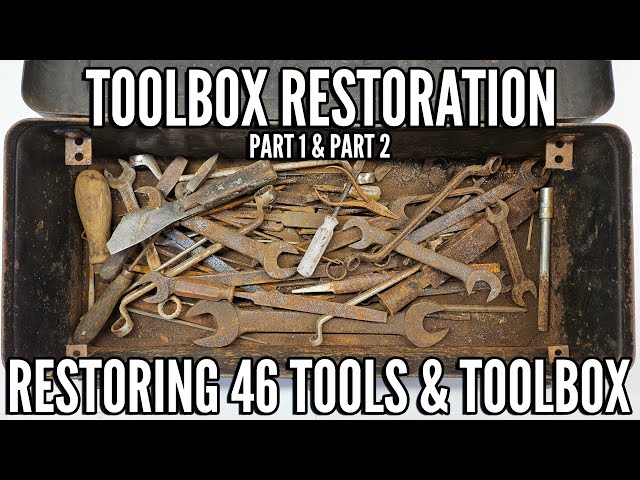 Vintage Toolbox Restoration: Restoring a Toolbox and Everything Inside (Full Video)