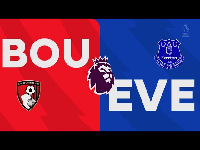 Bournemouth 1-1 Everton, premiere league match highlights