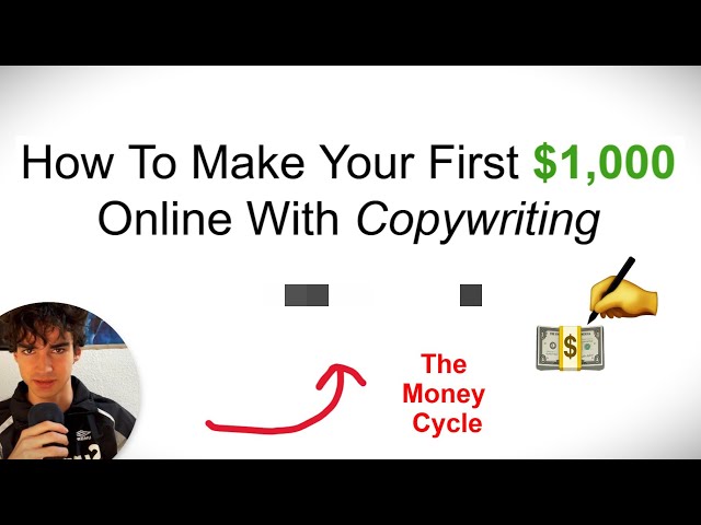 How To Make Your First $1,000 Online With Copywriting