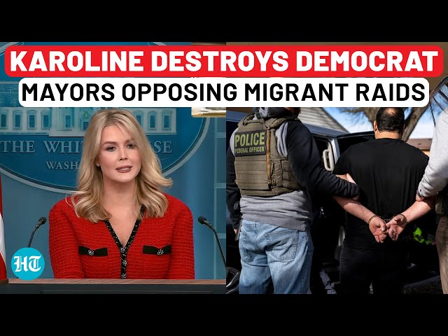 On Cam: Karoline Leavitt Destroys Democrats Opposing Anti-Illegal Migrant Raids, Deportation| Trump