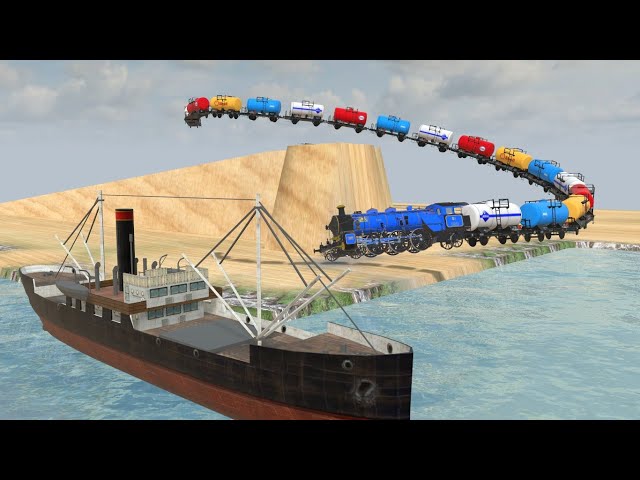 Trains and Friends fight over the Big & Small cars vs choco Charles|| 3R trains eps109